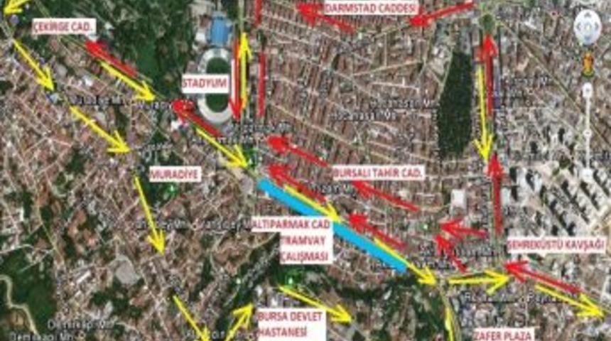 Altıparmak Caddesi&rsquo;nde Trafik D&uuml;zenlemesi