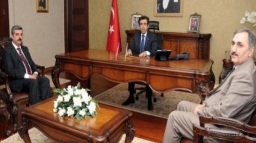 &Ccedil;atak&rsquo;tan Vali G&uuml;zeloğlu&rsquo;na Veda Ziyareti