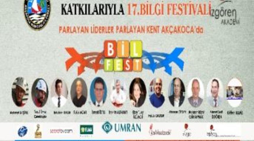 17. Bilgi Festivali Ak&ccedil;akoca'da Yapılacak