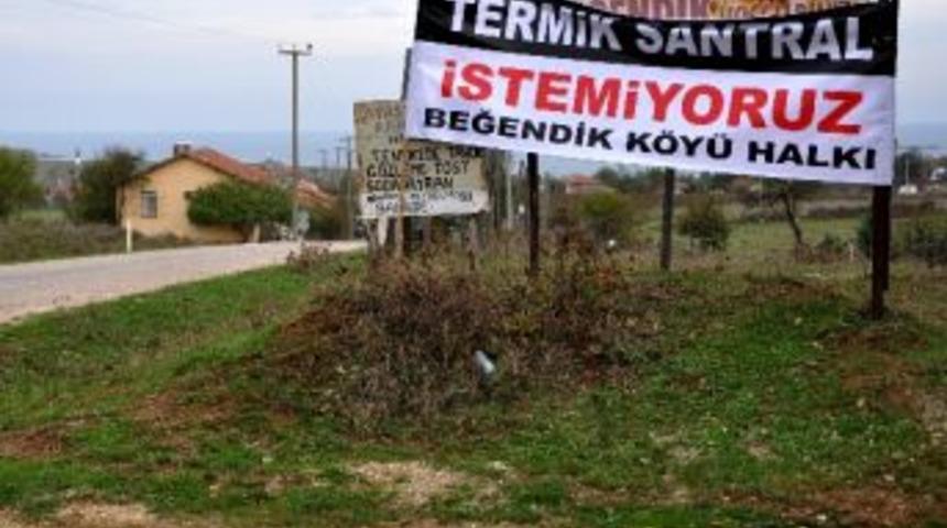 Beğendik K&ouml;y&uuml; Halkından Termik Santral Tepkisi