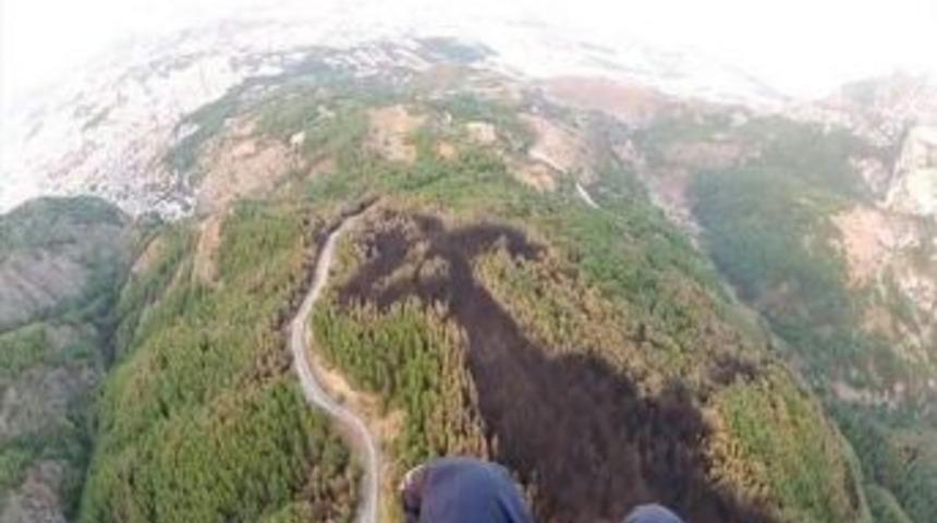 Spil&rsquo;deki Yangının Acı Bilan&ccedil;osu Havadan G&ouml;r&uuml;nt&uuml;lendi