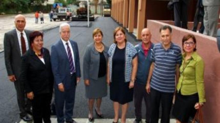 B&uuml;y&uuml;kşehir Okul Bah&ccedil;elerini Asfaltlıyor