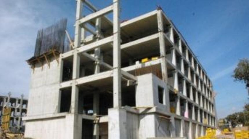 Gediz Y&uuml;ksek&ouml;ğrenim Yurdu İnşaatı Hızla Y&uuml;kseliyor