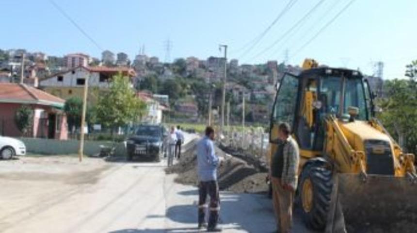 Pazar Sokağında Kablolar Yer Altına Alındı