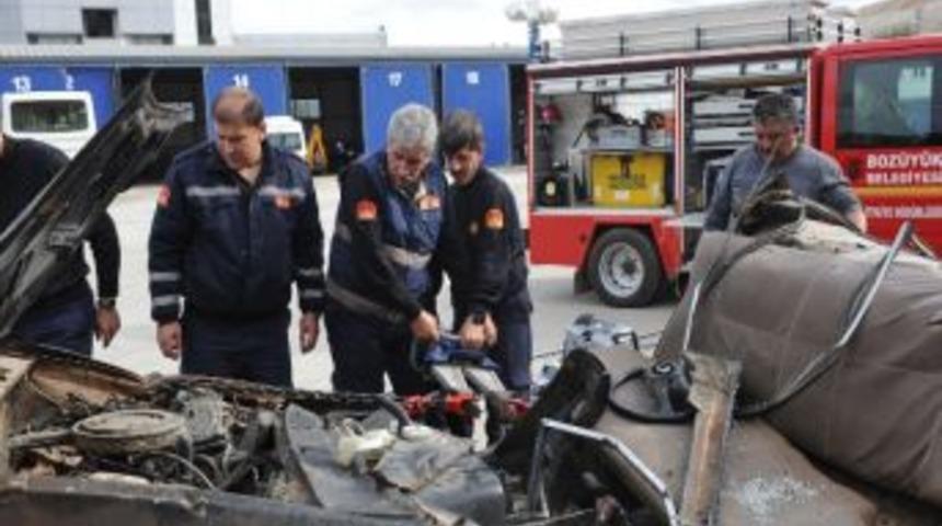 Boz&uuml;y&uuml;k&rsquo;te Yangın Tatbikatı