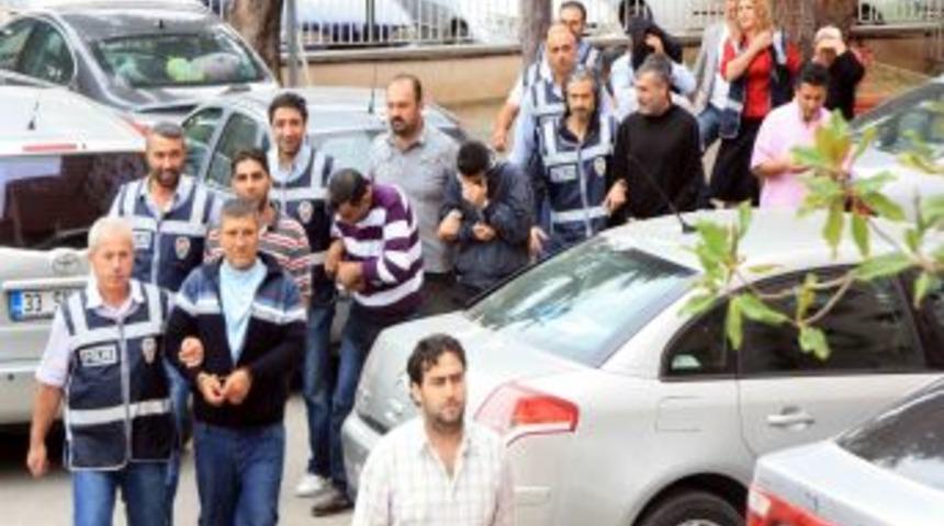 Kasa Hırsızlığı Operasyonunda Yakalanan 10 Kişi Adliyeye Sevk Edildi