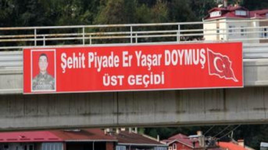 Şehit Erin Ismi &Uuml;stge&ccedil;ide Verildi