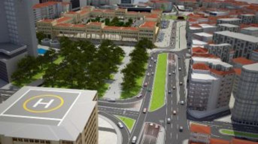 Taksim'de Toplu Taşıma G&uuml;zergahları Değiştirildi