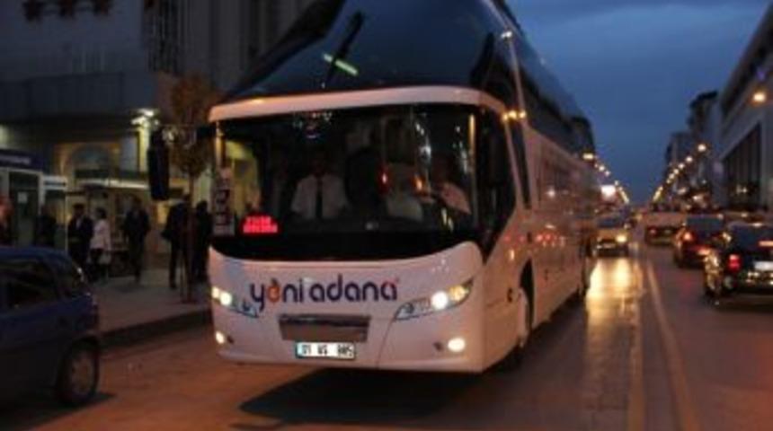 Mersin - Adana- Erzurum Direk Otob&uuml;s Seferleri Başlatıldı