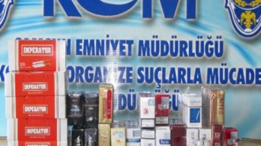 G&uuml;mr&uuml;k Ka&ccedil;ağı Sigara Ve Makaron Ele Ge&ccedil;ti