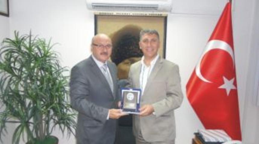 &Ouml;demiş Kaymakamı D&ouml;lek'ten Ticaret Odası&rsquo;na Ziyaret