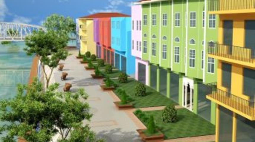 Manavgat'ta Irmağa Cepheli Evlerin Dış Cephesi G&uuml;zelleşecek