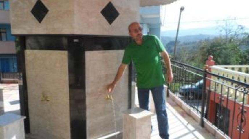 B&ouml;l&uuml;cek K&ouml;y&uuml; Camisine şadırvan yapıldı