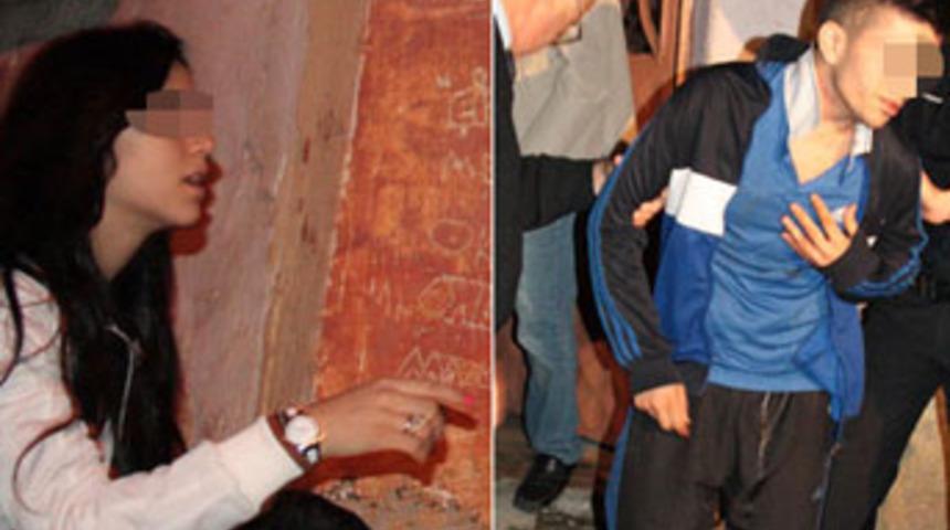 Gasp&ccedil;ı kız arkadaşı gelince teslim oldu