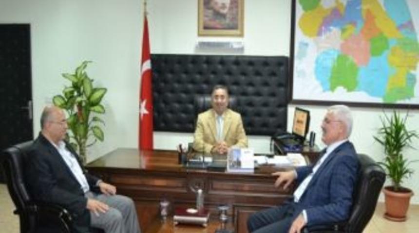 Başkan Ak&rsquo;tan Kaymakam Şahin&rsquo;e &lsquo;hayırlı Olsun&rsquo; Ziyareti