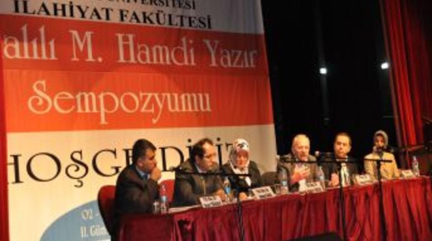 Elmalılı M. Hamdi Yazır, D&uuml;zenlenen Sempozyumla Anıldı