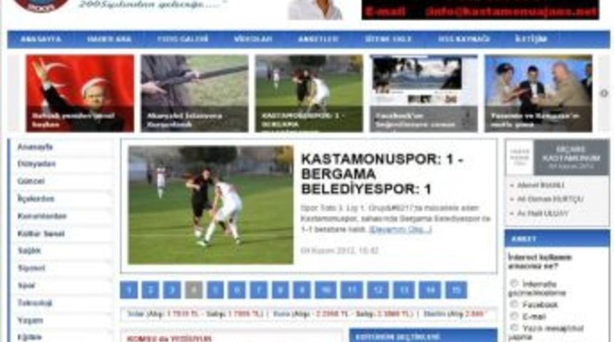 &lsquo;kastamonu Ajans&rsquo; Sitesi Yayın Hayatına Başladı