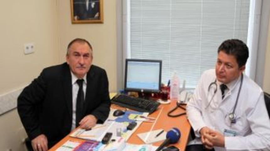 Başkan Alaaddin Yılmaz&rsquo;dan Başhekim H&uuml;seyin İka&rsquo;ya Ziyaret