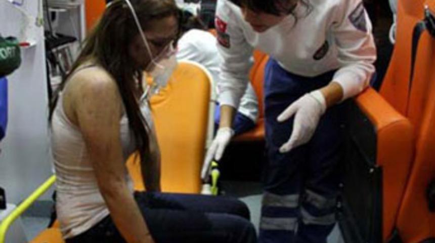 Eşine sinirlenen doktor evi yaktı