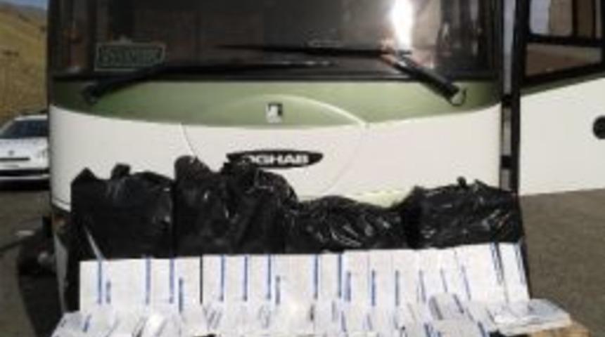 Erzurum&rsquo;da 15 Bin 500 Paket Ka&ccedil;ak Sigara Ele Ge&ccedil;irildi