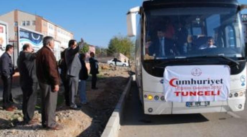 Tuncelili 40 &Ouml;ğrenci &Ccedil;anakkale'ye Gitti