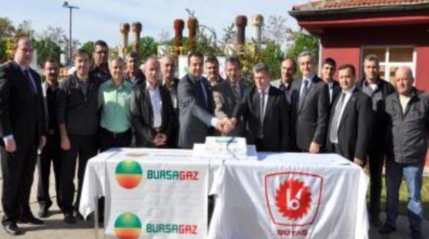 Ovaak&ccedil;a Doğalgaz &Ccedil;evrim Santrali'nde Doğalgaz Taşımayı Bursagaz Yapacak