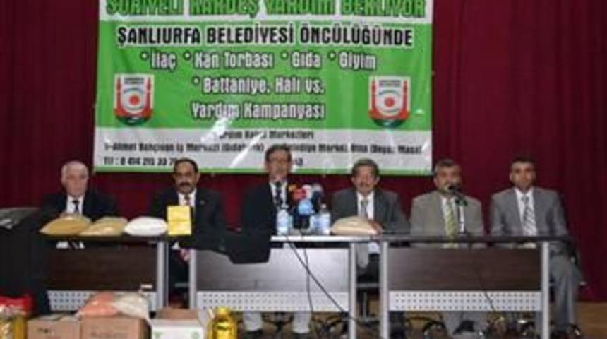 Suriye halkına yardım kampanyası