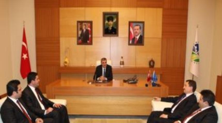 Basın İlan Kurumu Genel M&uuml;d&uuml;r&uuml; Mehmet Atalay Başkan To&ccedil;oğlu'nu Ziyaret Etti