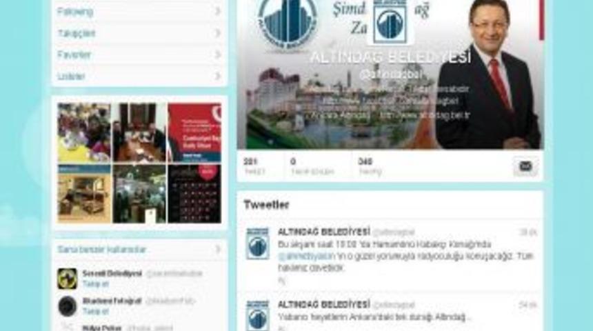 Altındağ Belediyesi Sosyal Medyada Hesap A&ccedil;tı