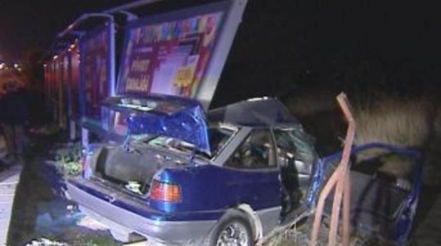 Sıkışan Yaralı G&uuml;&ccedil;l&uuml;kle &Ccedil;ıkarıldı