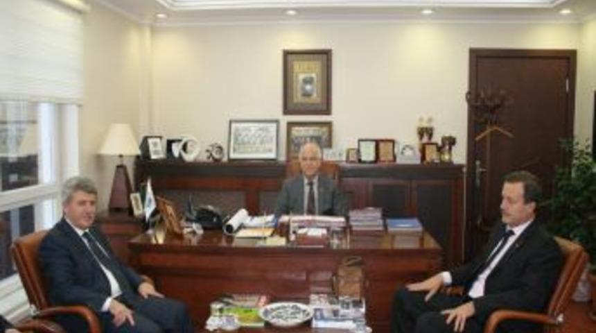 G&uuml;lsar&rsquo;dan Mudanya Belediye Başkanı Akt&uuml;rk&rsquo;e Ziyaret