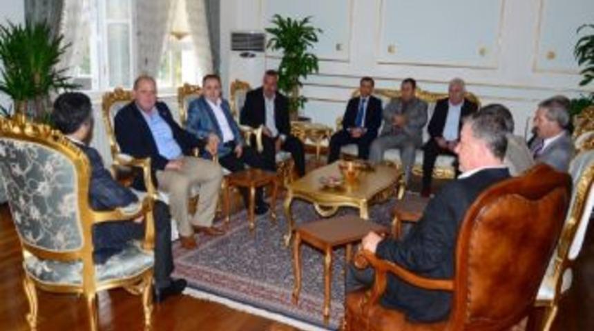Çorlu Ziraat Odası Başkanı Şişman`dan Tekirdağ Valisine Ziyaret