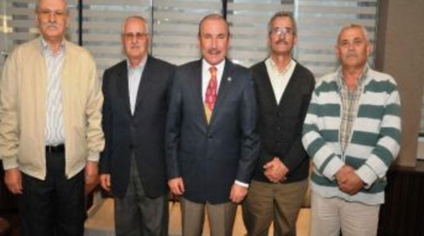 Emekliler, Başkan Doğan&rsquo;ı Ziyaret Etti