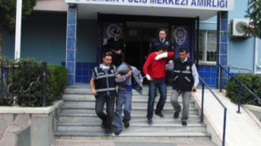 Ak&uuml; Hırsızı Polisten Ka&ccedil;arken Kolunu Kırdı