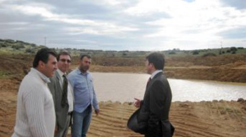 Balıkesir'in Tatlıpınar K&ouml;y&uuml;nde Hayvan I&ccedil;me Suyu G&ouml;leti Tamamlandı