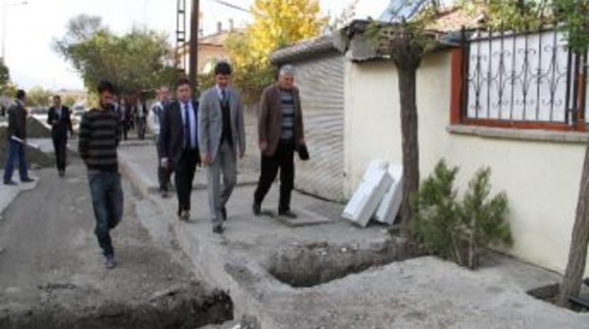 Erzincan&rsquo;da Altyapı &Ccedil;alışmaları Devam Ediyor