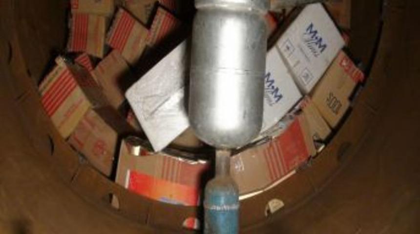 LPG Tankında Ka&ccedil;ak Sigara Sevkiyatına Polis Izin Vermedi