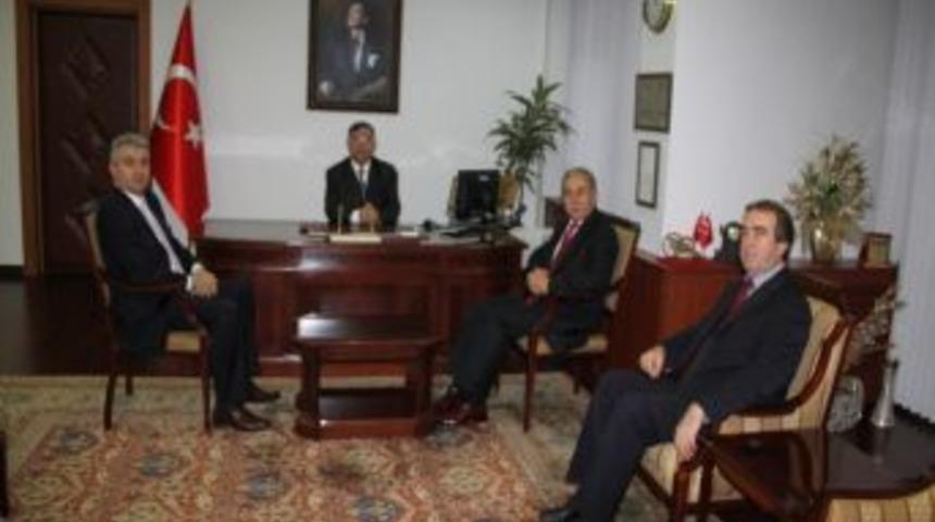 Vali Adnan Yılmaz&rsquo;a Vali Ve Savcılardan Ziyaret
