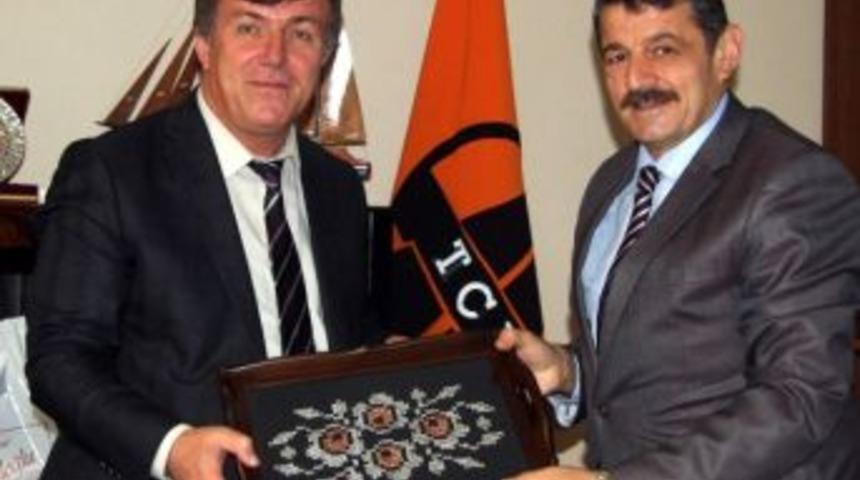 Belediye Başkanından Karayolları M&uuml;d&uuml;r&uuml;ne Ziyaret