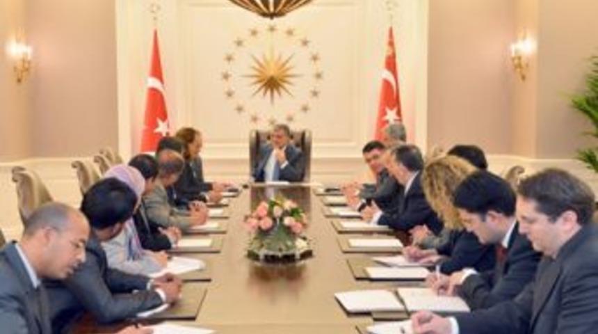 Tunus Ulusal Kurucu Meclisi Komisyon Başkanı Abderrahim, &Ccedil;ankaya K&ouml;şk&uuml;&rsquo;nde