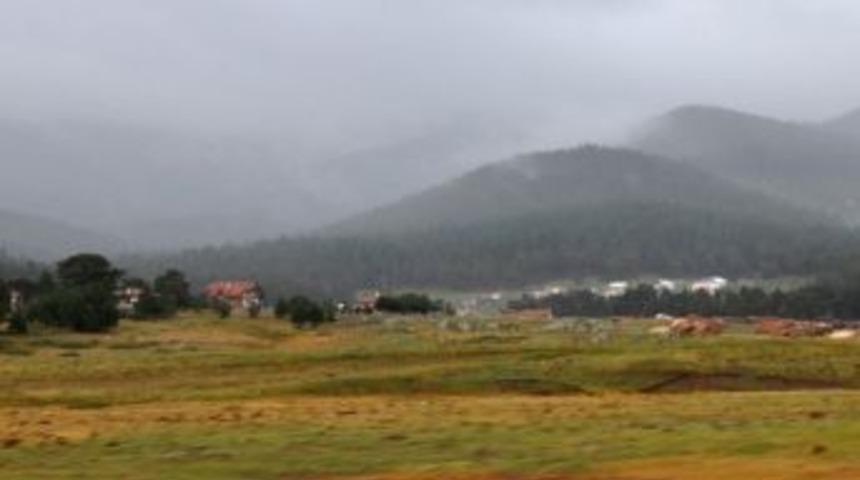 Bolu&rsquo;nun Sarıalan Yaylası Kartpostala D&ouml;nd&uuml;