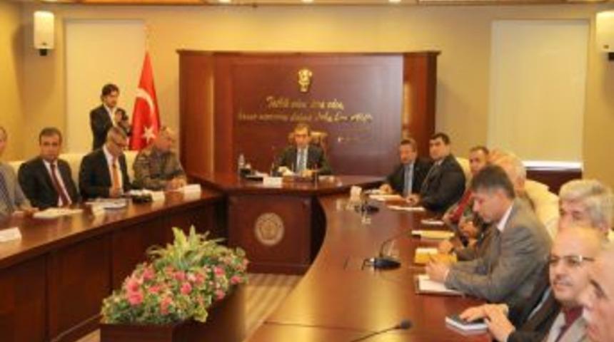 Kent G&uuml;venliği Danışma Kurulu Toplantısı Vali Yazıcı Başkanlığında Yapıldı