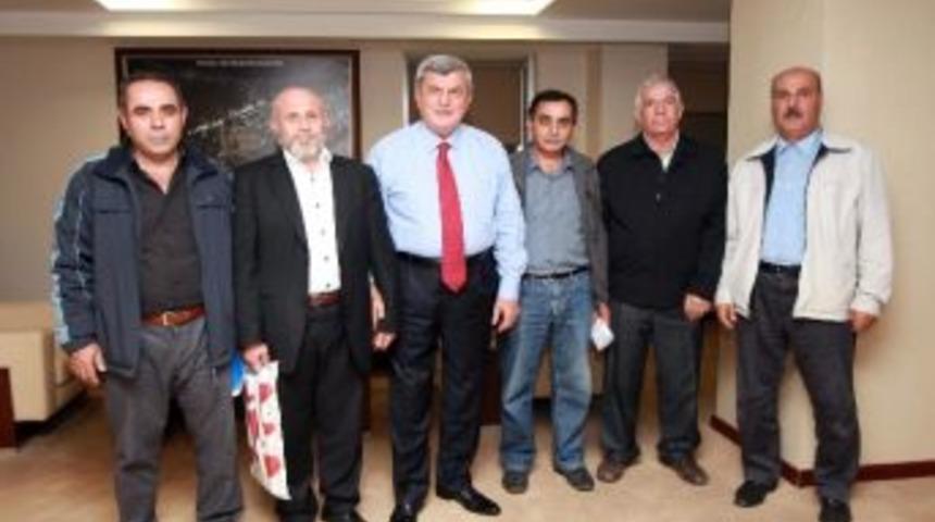 Başkan'a Hurdacılardan Ziyaret