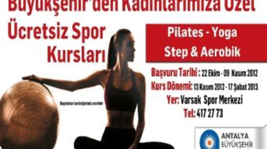 Kadınlar İ&ccedil;in &Uuml;cretsiz Spor Kursları