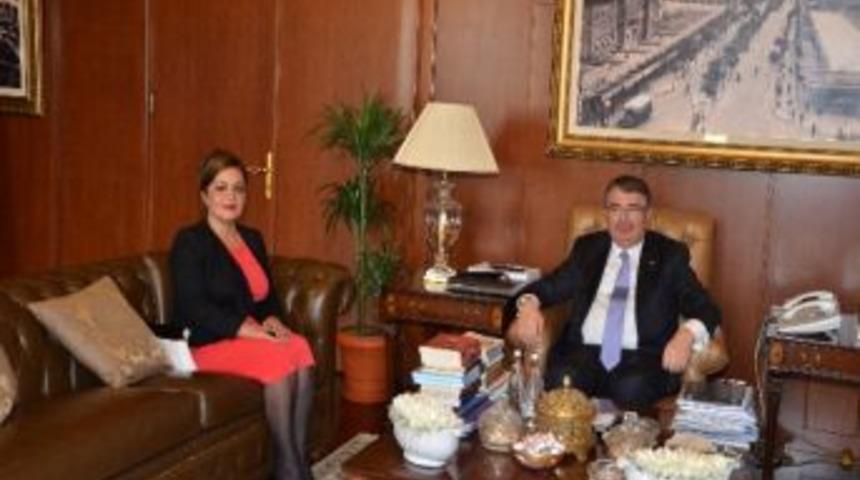 Giresun &Uuml;niversitesi Rekt&ouml;r&uuml; Attar'dan İ&ccedil;işleri Bakanı Şahin'e Ziyaret