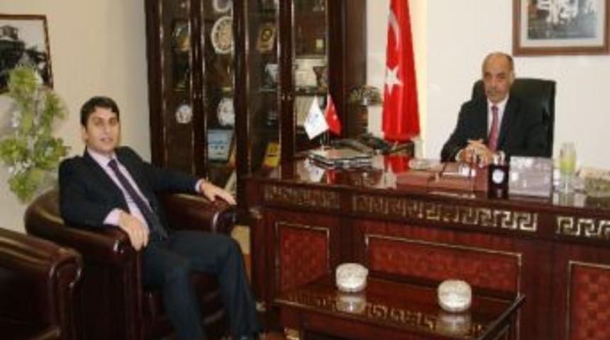 Sgk İl M&uuml;d&uuml;r&uuml; Kobal&rsquo;dan Başkan Y&uuml;celik&rsquo;e Ziyaret
