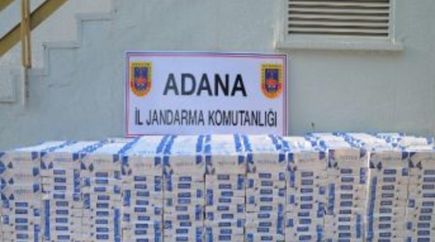 Ceyhan'da 10 Bin Paket Ka&ccedil;ak Sigara Ele Ge&ccedil;irildi