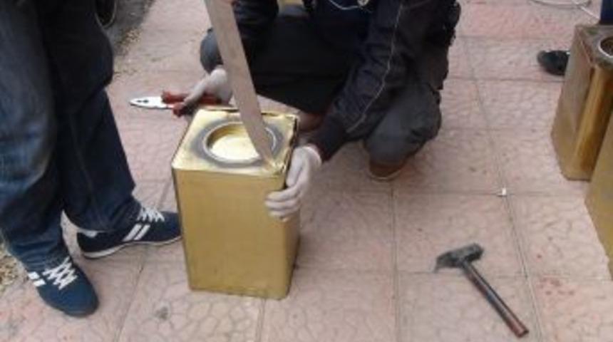 Yağ Tenekeleri I&ccedil;inde Esrar Sevkıyatına Polis Engeli