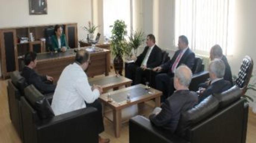 K&ouml;ktaş'tan Kadın Kaymakama Ziyaret