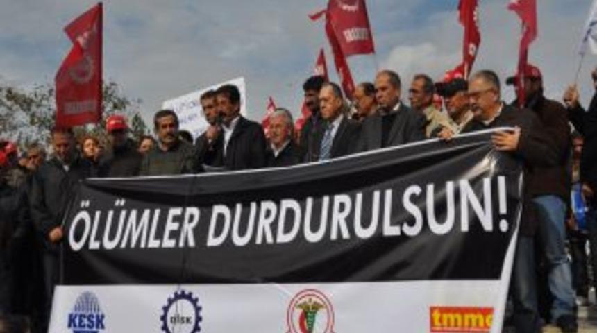 Taksim'de 'a&ccedil;lık Grevi' Eylemi